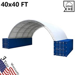 40’x40’x15′ Tarpaulin Tent Warehouse Shed 800sq.ft. Shipping Container Shelter