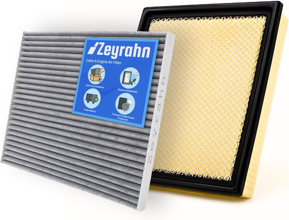 Cabin & Engine Air Filter Kit for Ford F-150 2015-2025, Expedition 2018-2024 and