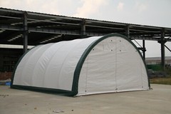 @@ NEW 20X42X12 OVAL TUBE SHELTER FABRIC COVERALL STORAGE BUILDING HOOP BARN