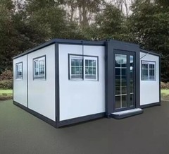Portable Prefabricated Tiny Home 19Ft X 20Ft, Mobile Expandable Prefab House