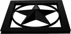 Building Products Black Star Ornamental Gate Accent (15-1/4″ X 15-1/4″) – 1 Pc