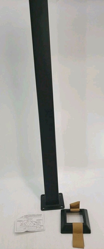 Fortress Building Products Fe²⁶ 3×39.5″ Iron Post Black Sand {G8}