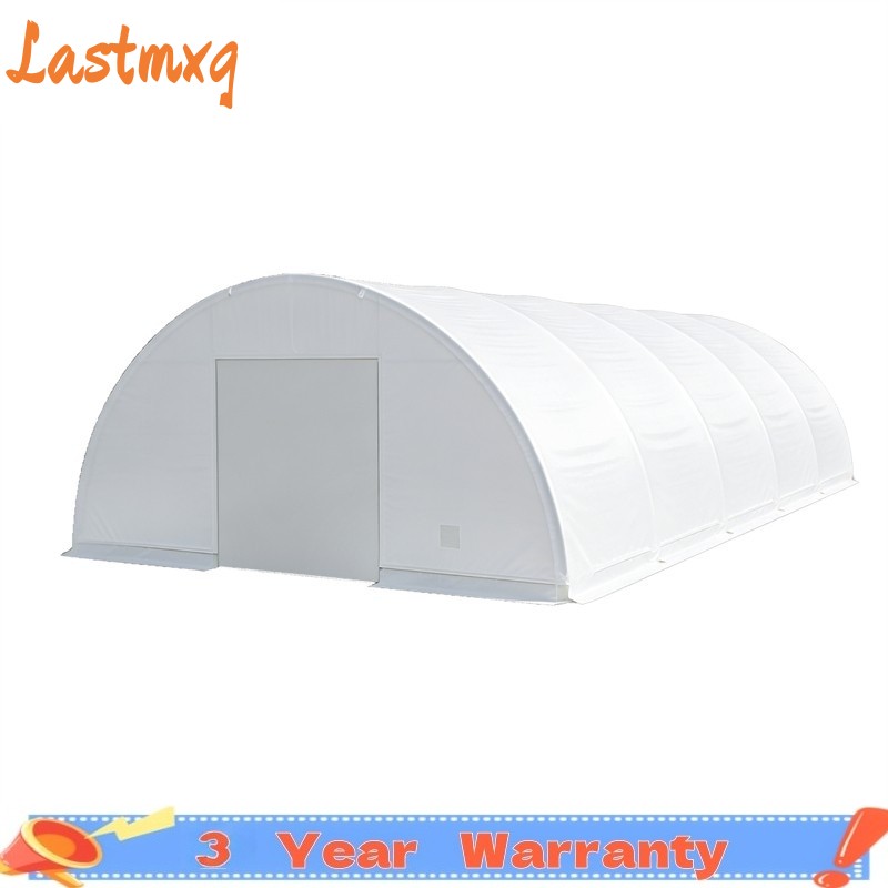 82x40x20FT Large Outdoor Equipment Shelter w/ Galvanized Steel Frame & PVC Cover