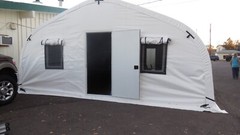 TENT All weather Steel Frame Fabric Quonset 22′ X 40′ X 10’5″ Insulated