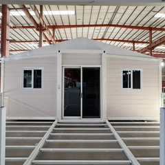 Prefabricated Expandable House for Tiny Homes Business and Solar Powered Modular
