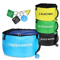 RV Hose Storage Bag of 4 Pack, Camper 18 x 10 Inches, All Bags Set- 4
