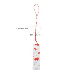 1PC Glass Pendant Wind-bell Wind Chime Japanese Style Hanging Ornament