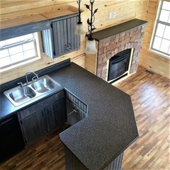 TINY HOME CABINS- CUSTOM BLT FOR YOUR PREPPED PROPERTY – ELEGANT RUSTIC CABINS