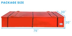 20’x40’x6.6′ 15 oz PVC Canvas Fabric Building Shipping Container Canopy Shelter
