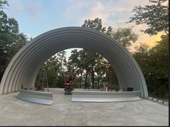 40x80x18 Duro Steel DIY Off Grid Quonset Hut Building Open Ends Factory DiRECT