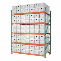 Global Industrial Record Storage Rack Starter Letter Legal 96″W x 42″D x 120″H
