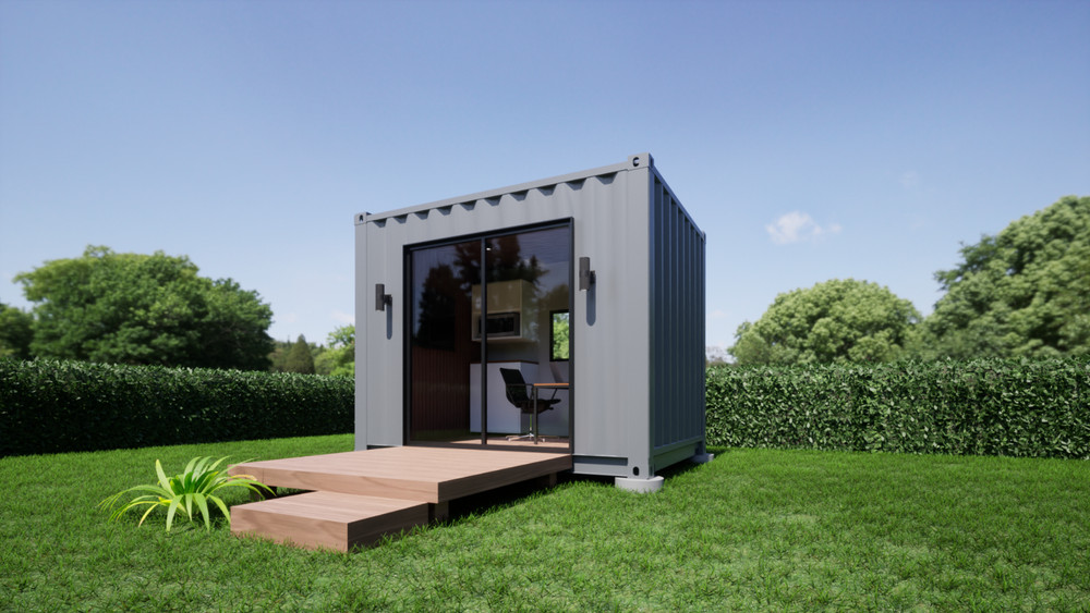 10’x8′ Heated and Cooled Luxury Shipping Container Office MADE IN USA