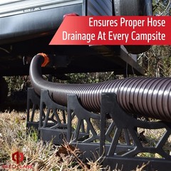 Beech Lane 20 Foot RV Sewer Hose Support with Clip On Accessory Feet 20 FT