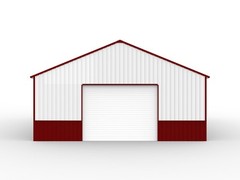 51x31x18 Metal Garage Barn Shed w/Electric Roller Shutter Door Carport 1581Sq.ft