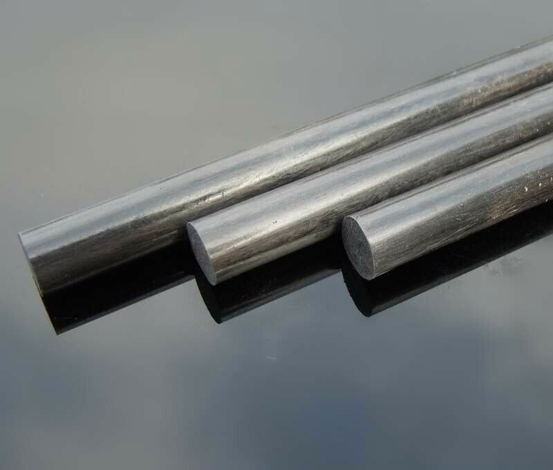 Carbon Fiber Round / Square, Bar / Tube Flat Rod Fibre Strip For RC Airplane Toy