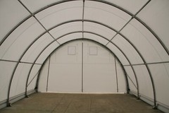 @@ NEW 20X42X12 OVAL TUBE SHELTER FABRIC COVERALL STORAGE BUILDING HOOP BARN