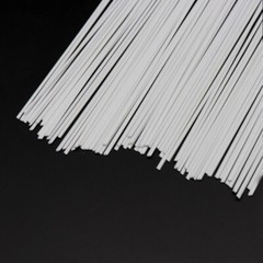 ABS Plastic Half Round Rod Bar 250mmx2/3/4/5/6/8mm DIY Model Material