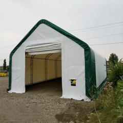 W20xL33xH16 Heavy Duty Storage Shelter Double Truss 22oz PVC Canvas Barn Storage