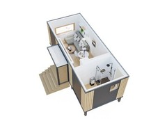 Tiny house, mobile holiday home with equipment