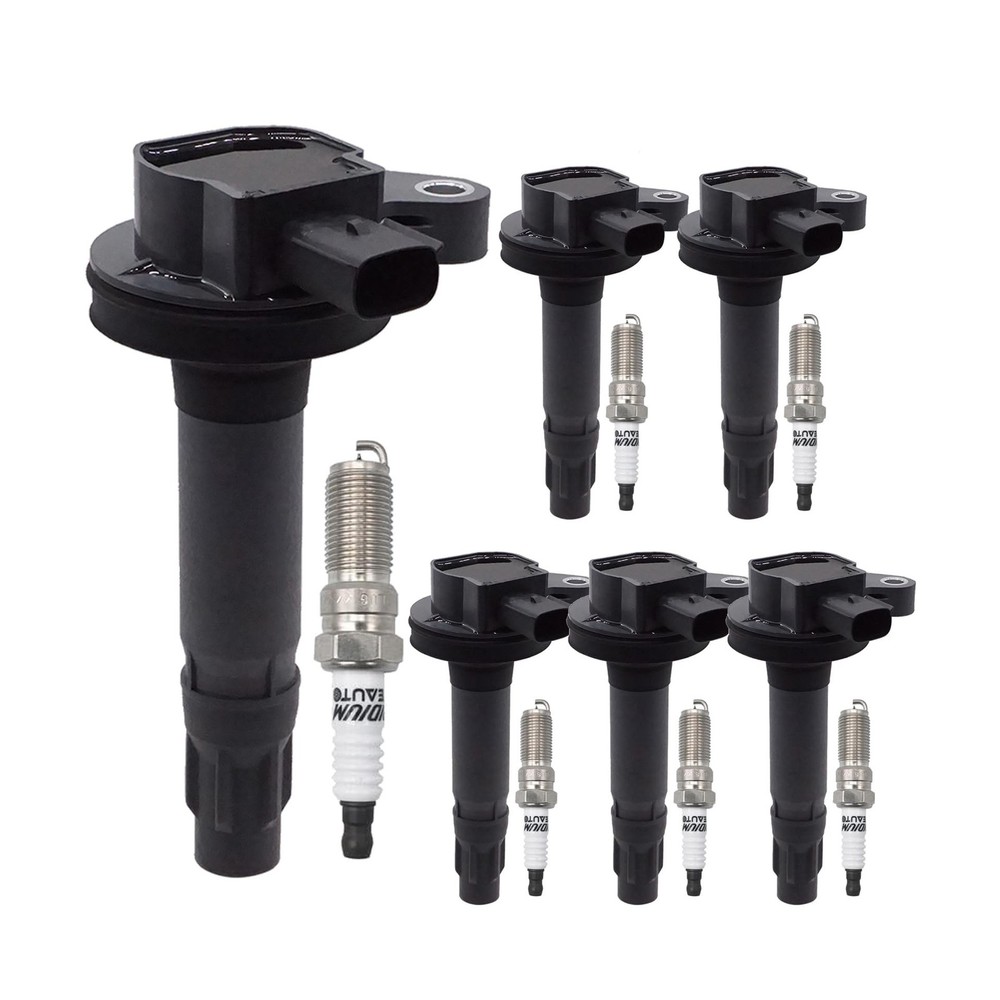 UF-553 Ignition Coil Pack 7T4Z12029E And Iridium Spark Plug 5019 Se… Fast Ship