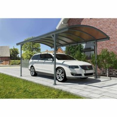 NEW! Vitoria Carport – 16’L x 10’W Gray/Bronze!!
