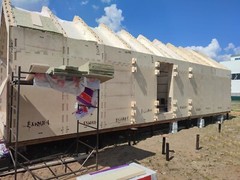 273 sg.ft СANDLE HOUSE KIT #PW-23 PREFAB DIY PLYWOOD BUILDING CABIN HOME MODULAR