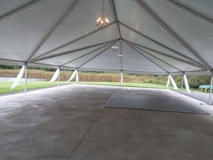40 x 80 Commercial Canopy Clear Span Twin Tube Frame Outdoor Wedding Party Tent