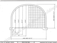 20x30x14 DuroSPAN Steel Building Kit Off Grid Cabin Airbnb Homested Open Ends