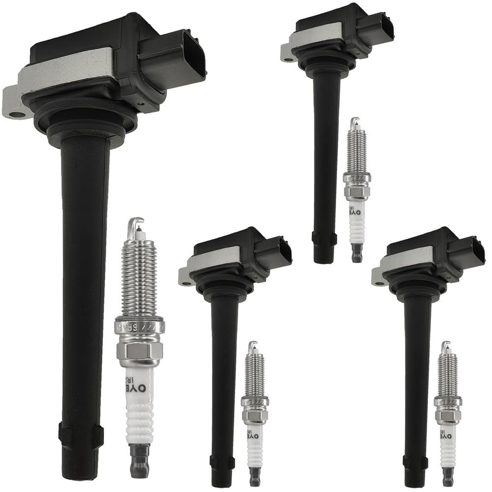 UF591 Ignition Coil Pack 22448ED800 and Iridium Spark Plug Set of 4 Fit for N…