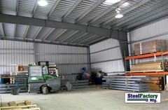 Steel Factory Mfg 50x70x16 Metal Frame I-beam Workshop Storage Garage Building