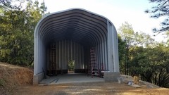 16x24x12 Engineered Steel Building Kit | DuroSPAN Clear-Span Arch System w/ Ends