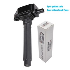 Ignition Coil Pack Iridium Spark Plug Set of 6 UF648 Compatible with Avenge C…