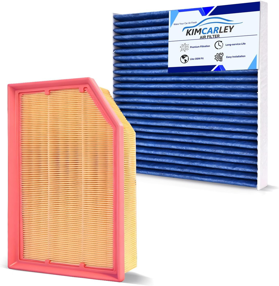 Cabin & Engine Air Filter Set Accessories for Jeep Wrangler 2018-2025 2026, Jeep
