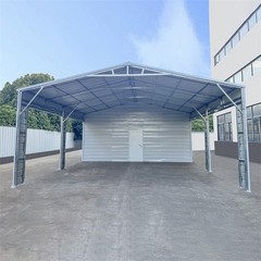 46′ x 23’x 14′ Steel Garage Shed Reinforced Metal Storage Building with 2 Doors