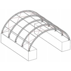 Chery 40’x40’x15′ Double Truss Shipping Container Canopy Shelter