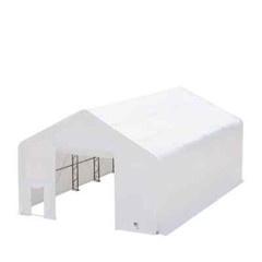 TMG Industrial 30′ x 40′ Dual Truss Storage Shelter w/ Heavy Duty 17oz PVC Cover