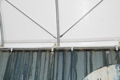 20’x20’x6.6′ 15oz PVC Canvas Fabric Building Shipping Container Canopy Shelter