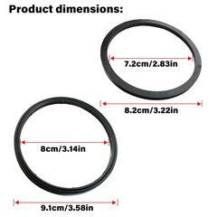 RV Sewer Hose Replacement Gasket 39843,Rubber Seal Fittings for…