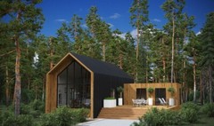 1,420 SQ.FT ECO SOLID TIMBER AIRTIGHT PANEL HOUSE KIT MASS WOOD CLT HOME PREFAB 