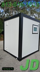 New HD Semi-Permanent Portable Restroom Bathroom Single Toilet or wheelchair