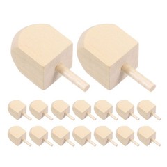 20 Pcs Chanukah Dreidel Wood Gyro Top Handmade Dreidels