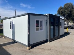 20x19x8Ft Expandable PopUp Modular Tiny House Mobile Office Shelter Storage Shed
