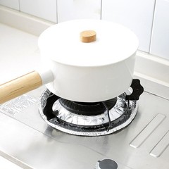 10Pcs/set Thickened Aluminum Foil Covers Gas Stove Oil Proof Pad Cookware Parts