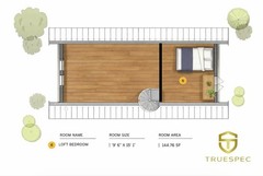 Fieldhouse Prefab Kit 592SF 2Bed 1Bath Loft Vaulted Ceiling $49,500 FREE SHIP