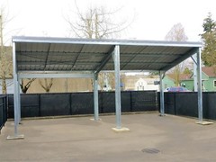 GALVANIZED STEEL Carport or Pavillion-20 x 60 x 8 METAL BUILDING KIT–Delivered