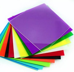Color Acrylic Sheet Panel Plastic Plate 8x8cm 10x20cm 15x15cm 20x20cm