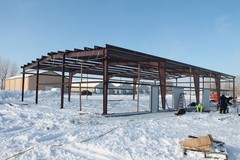 60x125x16 Steel Building Kit | Rigid Frame I-Beam | Commercial Grade
