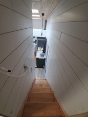 Tiny House On Wheels 2 Lofts, HVAC, W/D, Microwave, Stove, Composting Toilet