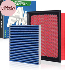Cabin & Engine Air Filter Kit Fit for Dodge Durango 2011-2026, Jeep Grand Cherok