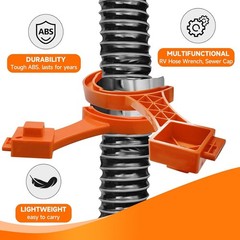 2 PCS RV Sewer Hose Wrench, Multi-Purpose Connector Wrench for…